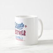 Kleiner Bruder im Gange Kaffeetasse (VorderseiteRechts)