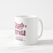 Kleiner Bruder im Gange Kaffeetasse (VorderseiteRechts)