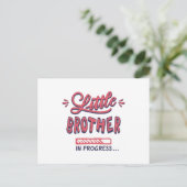 Kleiner Bruder im Gange Postkarte (Stehend Vorderseite)