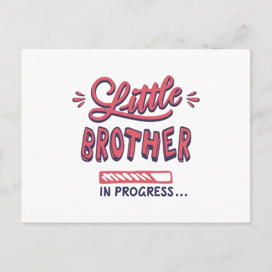 Kleiner Bruder im Gange Postkarte (Vorderseite)
