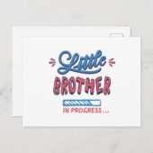 Kleiner Bruder im Gange Postkarte (Vorne/Hinten)