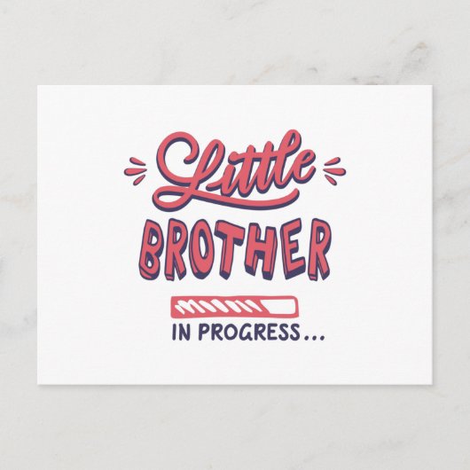 Kleiner Bruder im Gange Postkarte (Vorderseite)