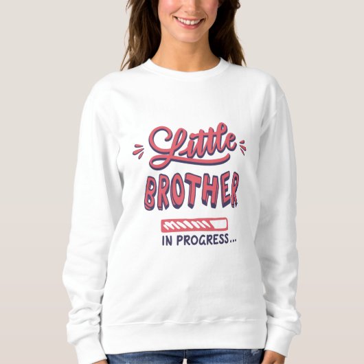Kleiner Bruder im Gange Sweatshirt (Vorderseite)