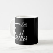 Kleiner Bruder-lustige Bruder-Zitate Kaffeetasse (Vorderseite Links)