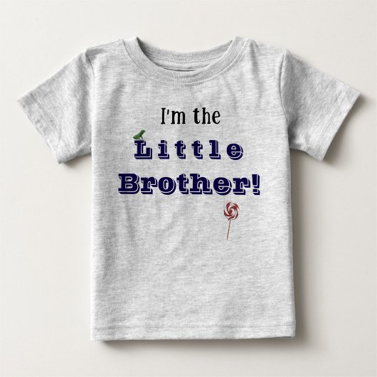Kleiner Bruder mit Alter Baby T-shirt