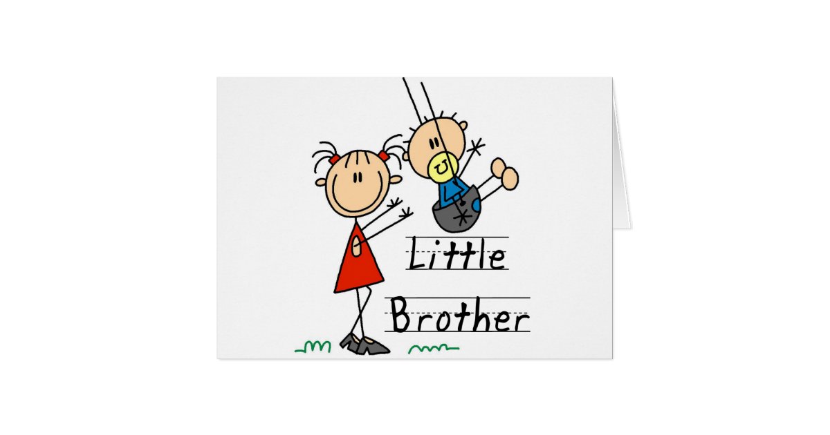 Kleiner Bruder Mit Grosse Schwester T Shirts Zazzle De