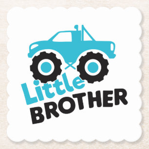 Kleiner Bruder Monstertruck Untersetzer