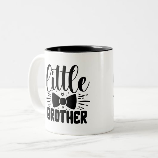 Kleiner Bruder Zweifarbige Tasse (Vorderseite Links)
