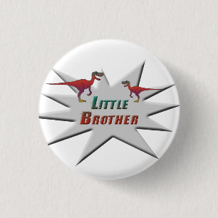 Kleiner Brudervelociraptor-Entwurf Button