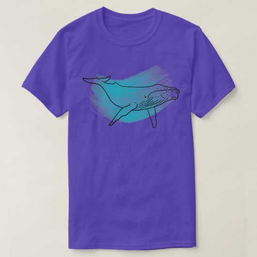 Kleiner Buckelwal T-Shirt (Design vorne)