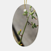 Kleiner Bug, kleine Blume Keramikornament (Links)