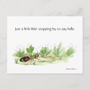 Kleiner Bug Postcard Einladungspostkarte