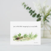 Kleiner Bug Postcard Einladungspostkarte (Stehend Vorderseite)