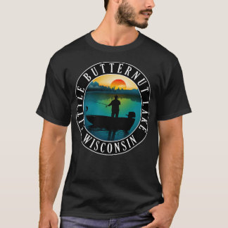Kleiner Butternut Lake Wisconsin Fischerei T-Shirt