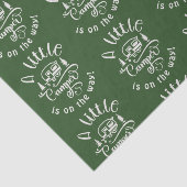 Kleiner Camper ist auf dem Weg Babydusche Seidenpapier (Ausschnitt)