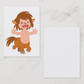 Kleiner Cartoon Centaur ACEO/Visitenkarte Visitenkarte (Vorne/Hinten)