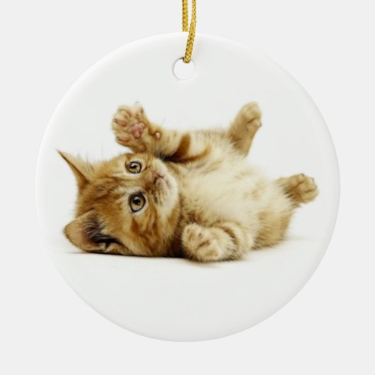 KLEINER CAT KERAMIK ORNAMENT (Vorne)