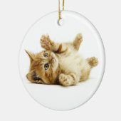 KLEINER CAT KERAMIK ORNAMENT (Links)