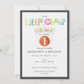 Kleiner Champ Basketball Gewinner jedes Alters Geb Einladung (Vorderseite)