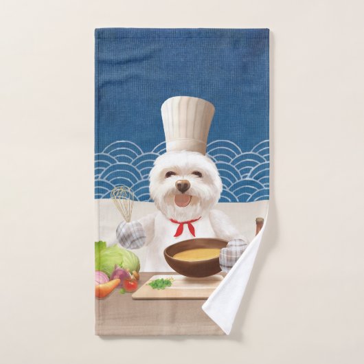 Kleiner Chef Bichon: Asiatische Kochkunst Küchenku Handtuch (Handtuch)