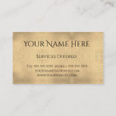 Kleiner Cherub Lächeln Business Card Visitenkarte (Rückseite)