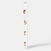 Kleiner Chili mit Flammenmuster und individuellem Case-Mate iPhone Hülle (Rückseite / Links)