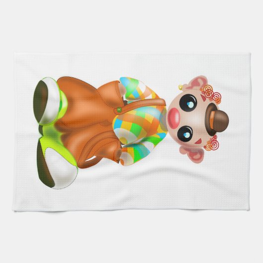 Kleiner Clown - Geschirrtuch (Horizontal)