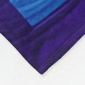 Kleiner Cocker Spanisch Welpe quilt like Design Fleecedecke (Ecke)