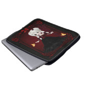 Kleiner Cookie Devil Girl 2 Fantasy Laptop Sieb Laptopschutzhülle (Vorne Knopf)