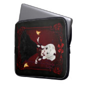 Kleiner Cookie Devil Girl 2 Fantasy Laptop Sieb Laptopschutzhülle (Vorderseite Links)