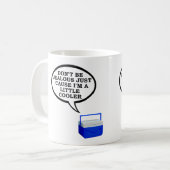 Kleiner Cooler Funny Mug Kaffeetasse (Vorderseite Links)