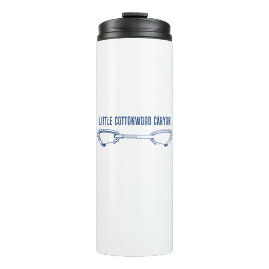 Kleiner Cottonwood Canyon Klettersteig Schnappschu Thermosbecher (Vorderseite)