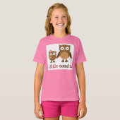 Kleiner Cousin - Mod Owl T - Shirt für Mädchen (Vorne ganz)