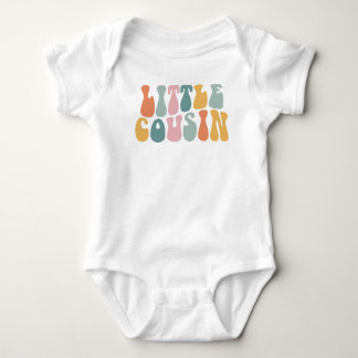 Kleiner Cousin, Retro-Kinder, passender Cousin Baby Strampler