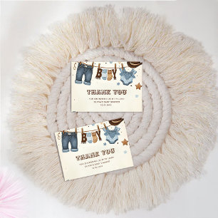 Kleiner Cowboy Dankeskarte