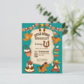 Kleiner Cowboy-Kindergeburtstag Party-Budget einla (Stehend Vorderseite)