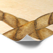 Kleiner Cowboy-niedliches Kinderpferd in einer Hut Poster (Ecke)