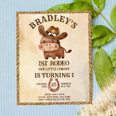 Kleiner Cowboy-Pferd 1. Rodeo-Einladung