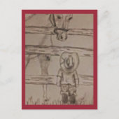kleiner Cowboy Postkarte (Vorderseite)