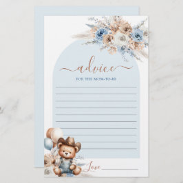 Kleiner Cowboy-Ratschlag für die Mama als Karte