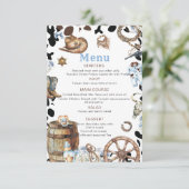 Kleiner Cowboy Rodeo Country Bab Begleitkarte (Stehend Vorderseite)