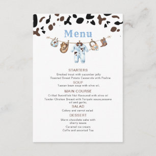 Kleiner Cowboy Rodeo Country Bab Begleitkarte