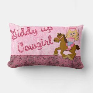 Kleiner Cowgirl Western Kid's Bedroom Kissen