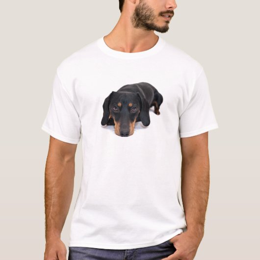 Kleiner Dackel-Hund T-Shirt (Vorderseite)