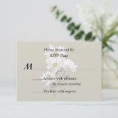 Kleiner Dämon RSVP Karte (Stehend Vorderseite)