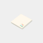 Kleiner Dinge genießen Haftnotizen Post-it Klebezettel (angewinkelt)