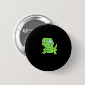 Kleiner Dino-Button Button (Vorne & Hinten)