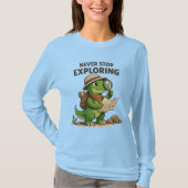 Kleiner Dino-Entdecker T-Shirt (Vorderseite)