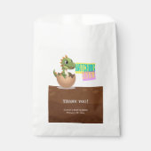Kleiner Dinosaurier schlüpft bald Geschenktütchen (Vorderseite)