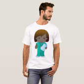 Kleiner Doktor Girl T-Shirt (Vorne ganz)